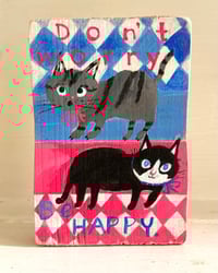 Image 6 of Original painting -Don’t Worry, Be Happy 