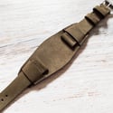 Hunter Green Suede Bund Strap