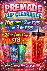 Ready To Ship Cups Bundle! 