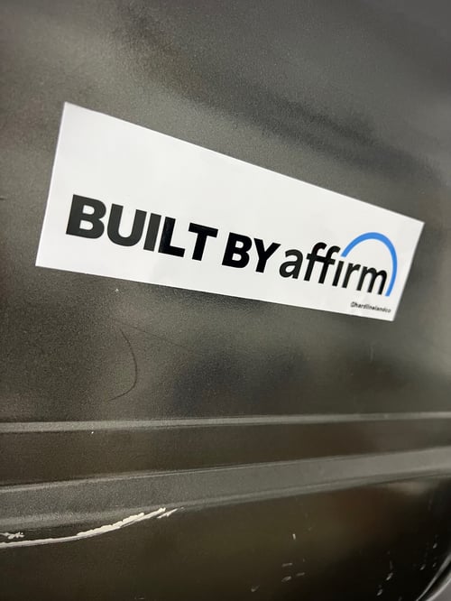 Image of Built by Affirm Sticker