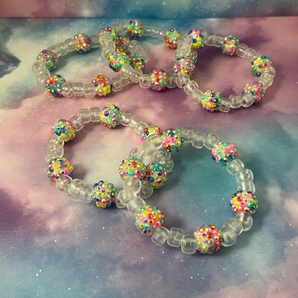 Image of Sparkle Frosted Kandi Single Bracelet