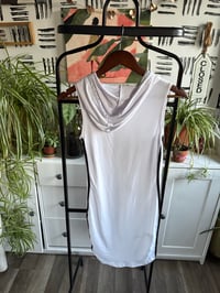 Image 3 of NWT white hoodie dress