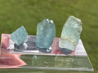 Image 10 of Blue Aquamarine Gemstones × 3 #1851