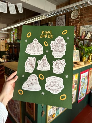 Image of ring lords print