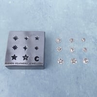 Image 3 of Celestial Star And Moon Impression Die Shot Plate