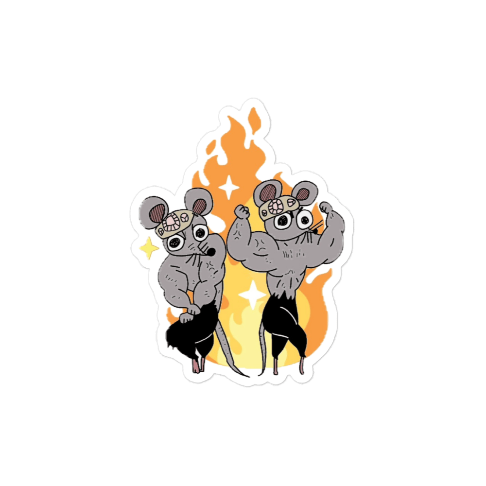 Image of Strong Mice Sticker