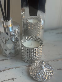 Image 1 of Silver Diamond Diffuser & Candle Gift Set ☆ 