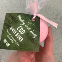 Image 2 of Large CBD bath bomb 100 mg 