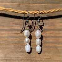 Pearl earrings