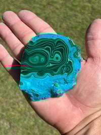 Image 9 of Malachite & Chrysocolla Polished Slab | Congo #2931