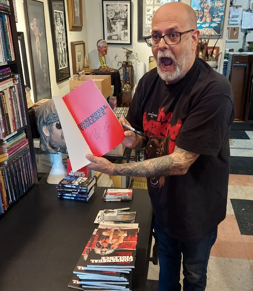 Consensual Violence, by Del James - SIGNED