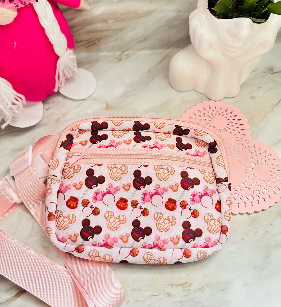 Image of Mouse Pink Belt Bag