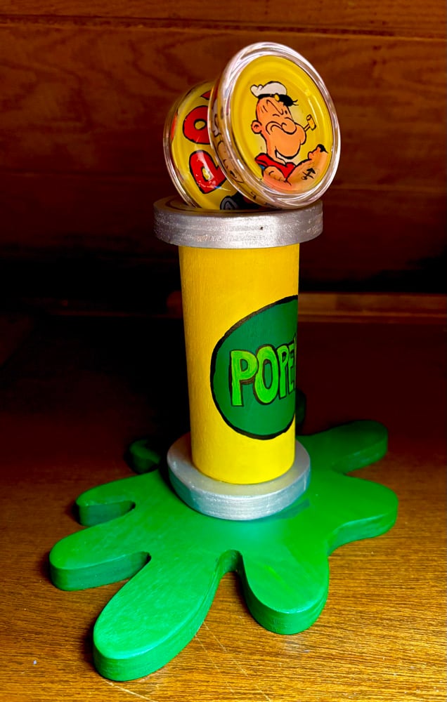Image of Popeye Duncan Freehand One with Spinach Can Display