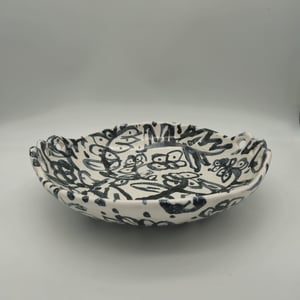 Image of FLOWERS FORAGE BOWL - LARGE