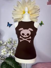 Image 2 of Skull Puppy tank ૮꒰ ˶• ༝ •˶꒱ა (M)