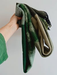 Image 2 of greenery scarf