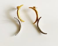 Image 1 of Eclipse Curve Earrings