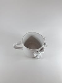 Image 3 of Floral Mug (white