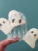Lacey the Ghost Vinyl Sticker