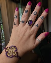 Image 2 of Seed of Life Sacred Geometry Bracelet 
