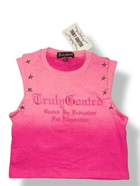 Image 1 of Star Female crop shirt Pink