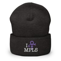 Image 2 of I [PRINCE] MPLS Beanie (White Text)