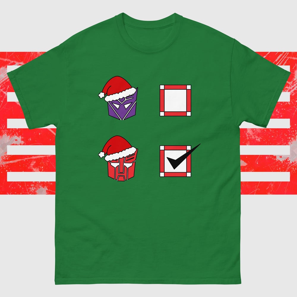 Image of Christmas Novelty Bot or Con? Bot!! Unisex classic tee