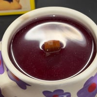 Image 3 of lavender, sage and rosemary scented flower candle