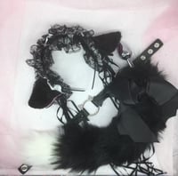 Black / white Kitten petplay 🐾🐈‍⬛ set 