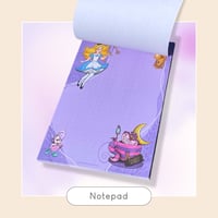 Image 1 of 🟢 STOCK 🟢 Bloc note Wonderland 💜