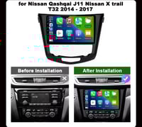 Image 1 of Nissan Qashqai J11 Nissan X trail T32 2014-2017 Apple CarPlay Android Auto GPS Sat Nav FM AM BT