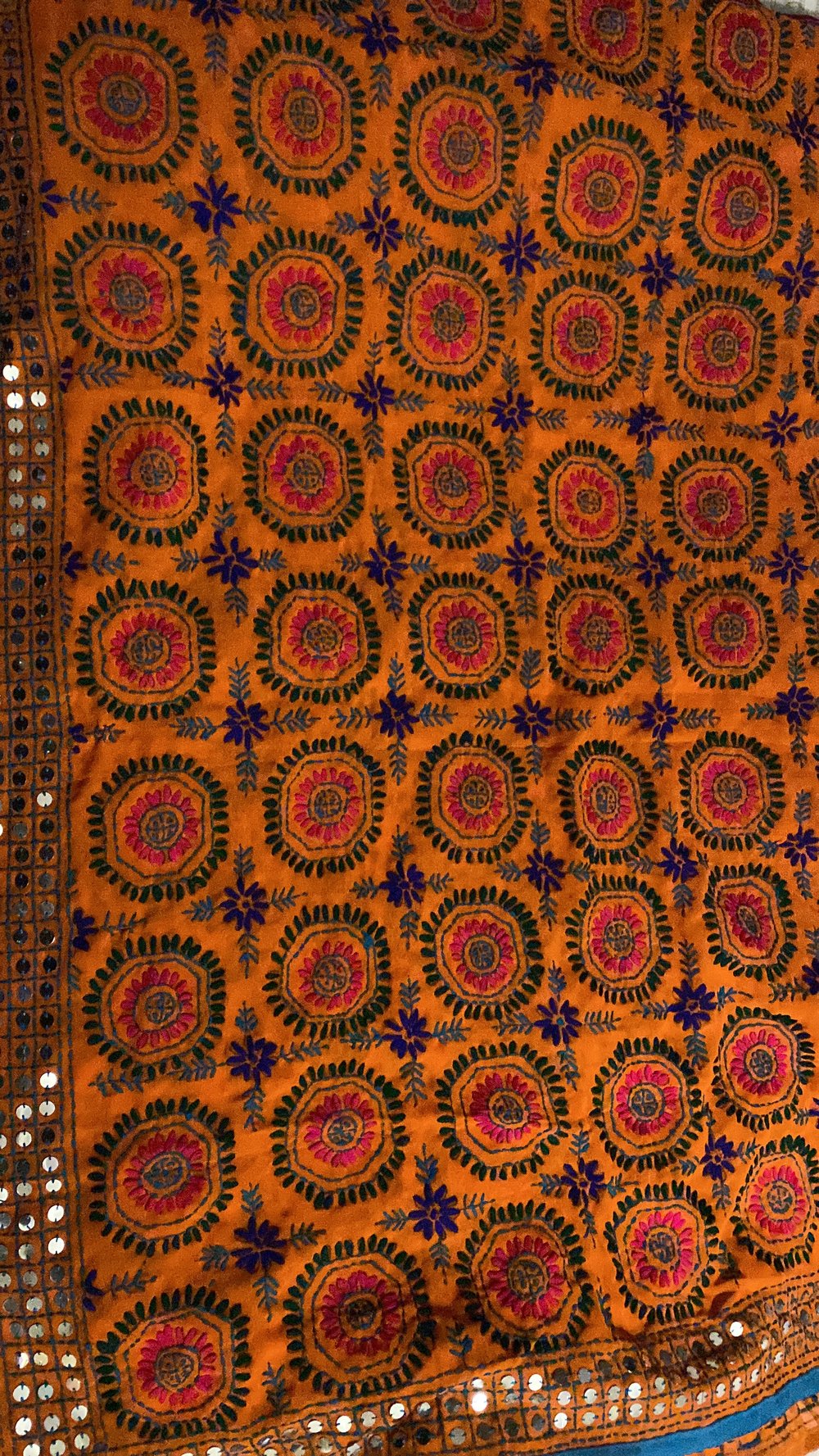 Hand embroidery duppatas 