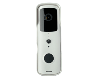 White Wireless Video Doorbell and Chime with SD CARD Slot