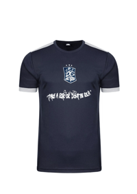 OG World Baller d’Élite- activefit T shirt Navy/ Steel Silver