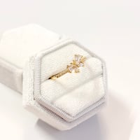 Image 2 of White Butterfly Ring