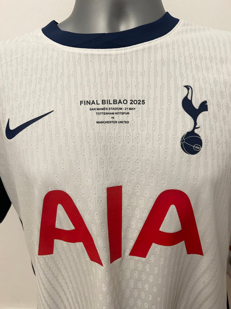 Image of PRE ORDER: Tottenham Hotspur “SON 7” Vaporknit 2024/25 Home Europa Final Shirt,  Large