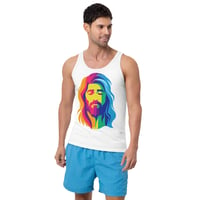 "RAINBOW JESUS" Unisex Tank by InVision LA 