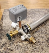 Image 1 of 13" S.S. Tank Tee Kit 1.25" (For 36-109 Gallon Tanks)