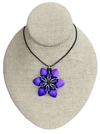 Image 3 of Beetlejuice Inspired Flower Pendant