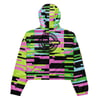 Women’s "LaUgHiNg MaN" Hyper Static GITS  cropped windbreaker