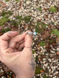 Image 5 of turquoise/sterling statement ring 