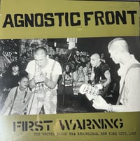 Image 1 of Agnostic Front “last warning” LP
