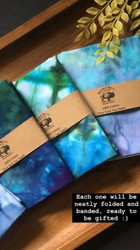 Image 2 of Hand-Dyed Cotton Tea Towels 27"x27"- MYSTERY BUNDLES