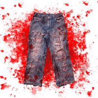 Blood Stained Baggy Jeans ( 1of1 Preorder ) copy