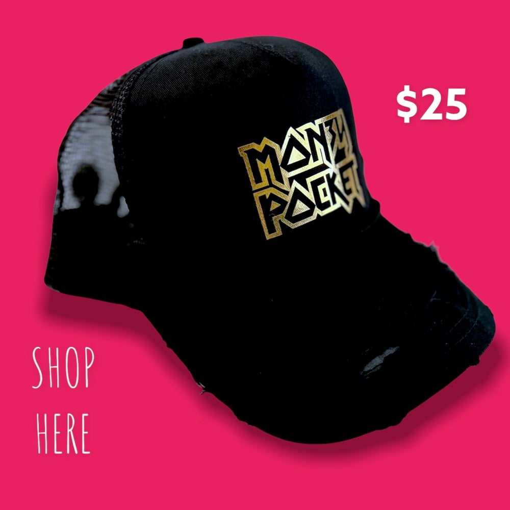 RETRO TRUCKER HAT // BLACK & GOLD