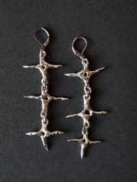 Image 3 of spiky earrings 