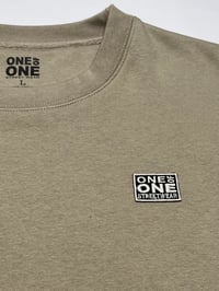 Image 2 of KEEP GOD FIRST - BROWN CREWNECK