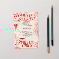 4x6in Red Women in Medicine - Mini Poster 