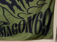 Image 3 of SIAGON 69 KINFE & PIPE TAPESTRY  