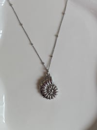 Image 2 of Stainless Steel Spiral Shell Necklace